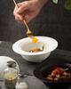 Creative Spherical Bowl with Dry Ice & Smoked Cloche - Modern Molecular Gastronomy Ceramic Tableware for Unique Dining Experience