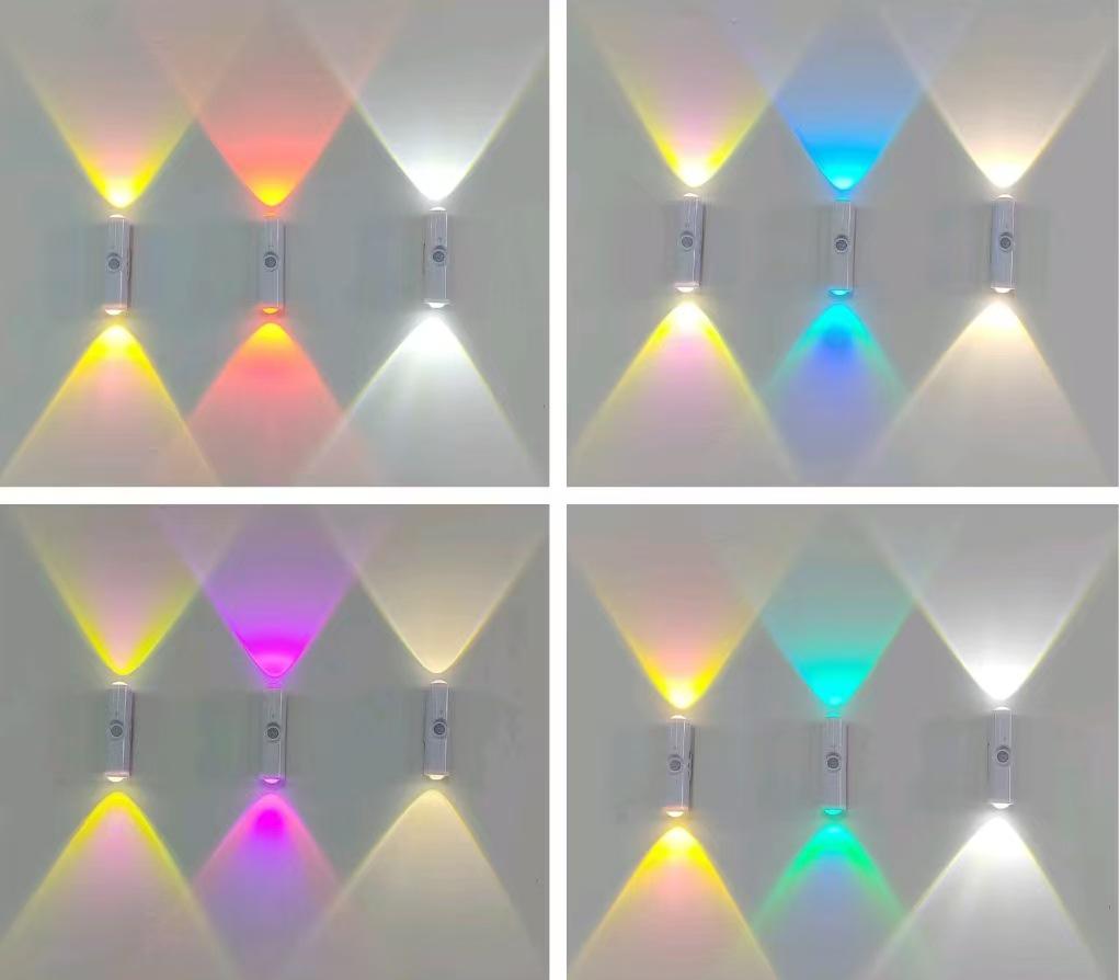 Rechargeable Smart Motion Sensor Magnetic Wall Lamp - Double Cat Eye Design