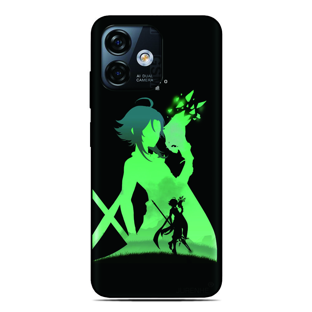 Anime Genshin Impact Phone Case For ZTE Blade A76 A75 A73 A72 A71 A56 A55 A54 V80 Pro A35 Core A36 A51 Lite A34 A31 Plus Cover