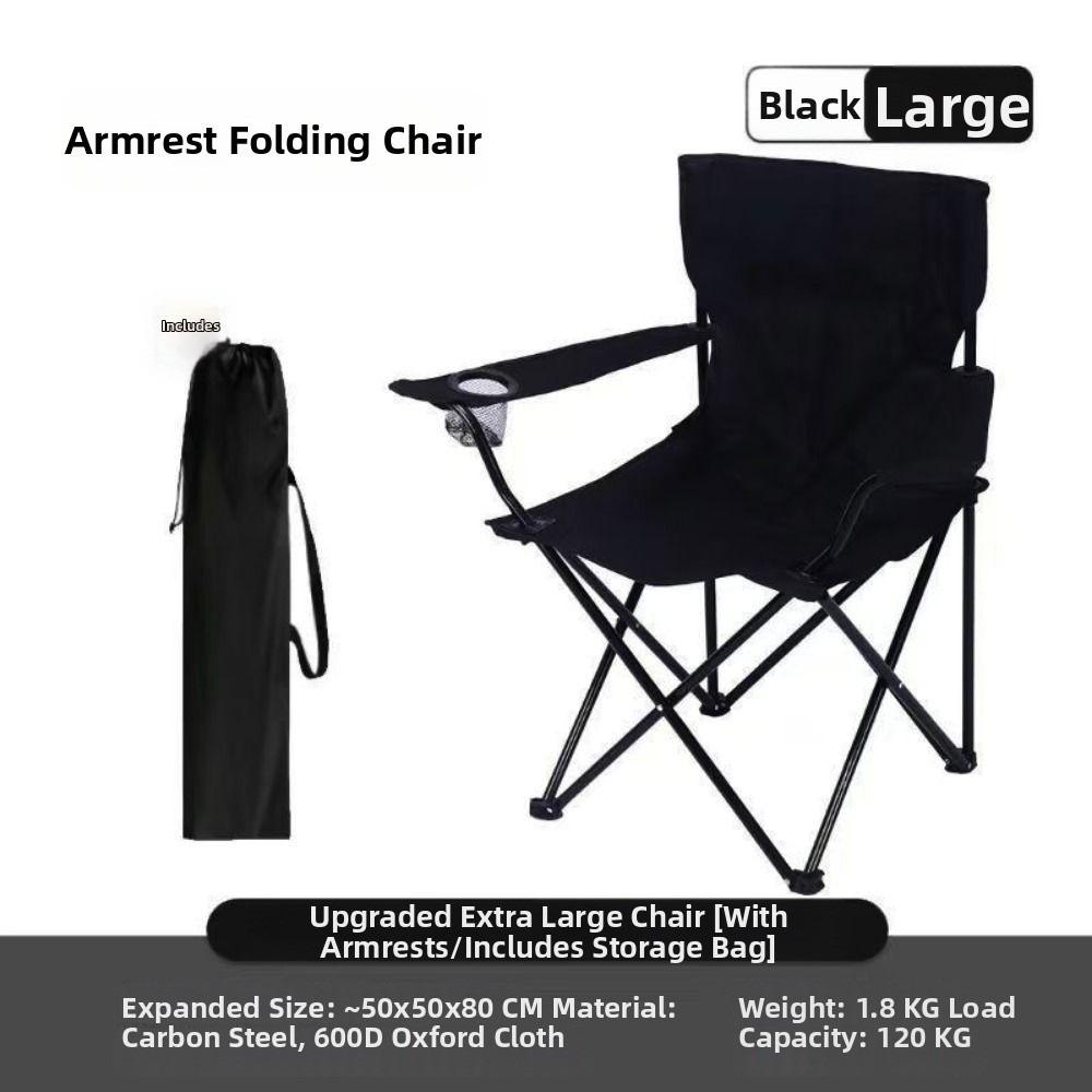 Portable Camping Chair Armchair Foldable Fishing Beach Longue Accessories Outdoor Deck Tourist