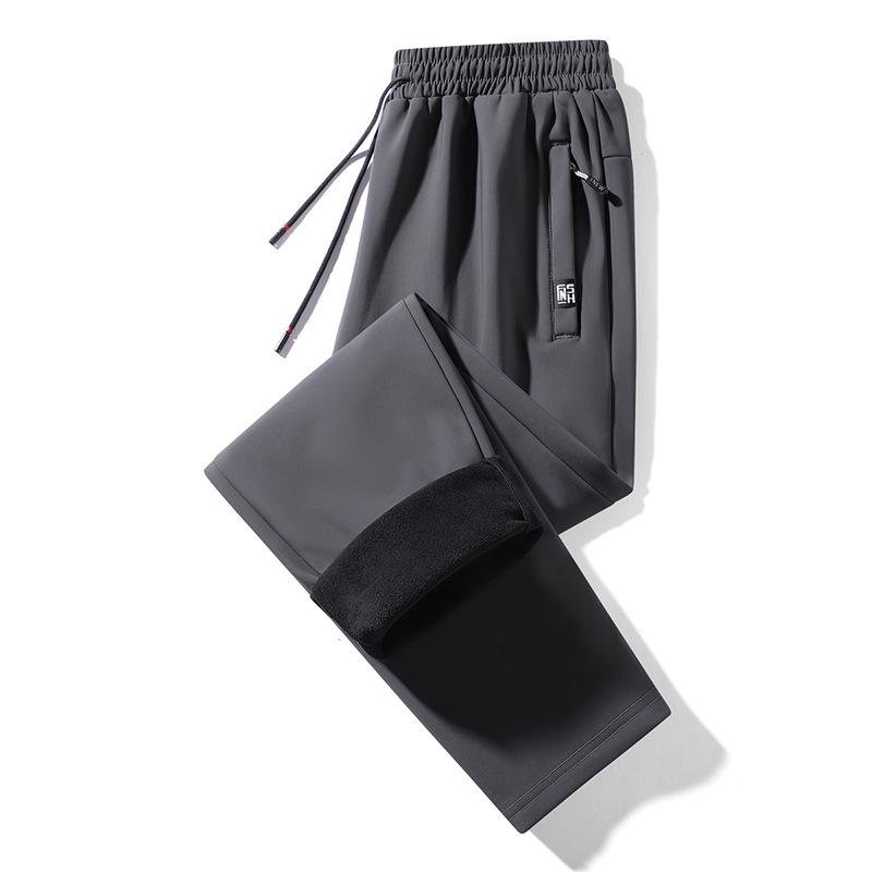 

Новые бархатные утепленные повседневные брюки мужские осенне-зимние больших размеров теплые спортивные штаны мужские прямые брюки леггинсы 2XL