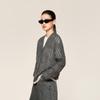 LESS 2024 Autumn V-neck Long Cardigan Sweater