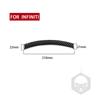 For Infiniti FX QX70 Carbon Fiber Center Console Dashboard Speedometer Trim Strip Cover Tuning Sticker Car Interior Accessories