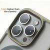 Luxury Metal Stand Clear Magnetic Phone Case For iPhone 16E 11 12 13 14 15 16 Pro Max Plus Bracket Shockproof Protector Cover