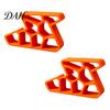 Rental Friendly Window Lock 2/3/4Pcs Stopper with Track Lock, Heavy Duty Safety Rail Anti Slip Wedge Wedge, No-Tool Installation Balcony Door Stop