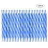 72PcsPack Motorcycle Dirt Bike Wheel Spoke Protector Cover Guard Wrap(Blue and White)