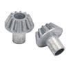 2Pcs RC Car Metal Bevel Gear Zinc Alloy 12T Metal Bevel Gear Replacement RC Parts for WLtoys 124008 124010 RC Cars