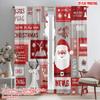 2pcs,2D Plane Printing Curtains Christmas3 Polyester Easy Install (without Rod) All Seasons Ldeal for Living Room and Bedroom