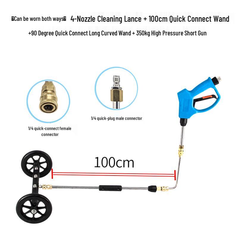 Zhuang Taitai High-Pressure Washer Chassis & Surface Cleaning Tool
