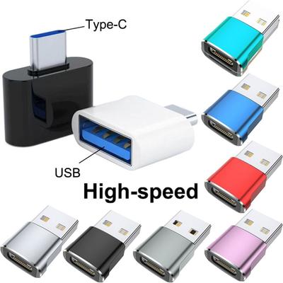 Siyah Tip C USB Erkek Adaptör USB 2.0 USB Tip C Adaptör Tip-C Bağlantı Noktası için USB-C Erkek OTG Dönüştürücü