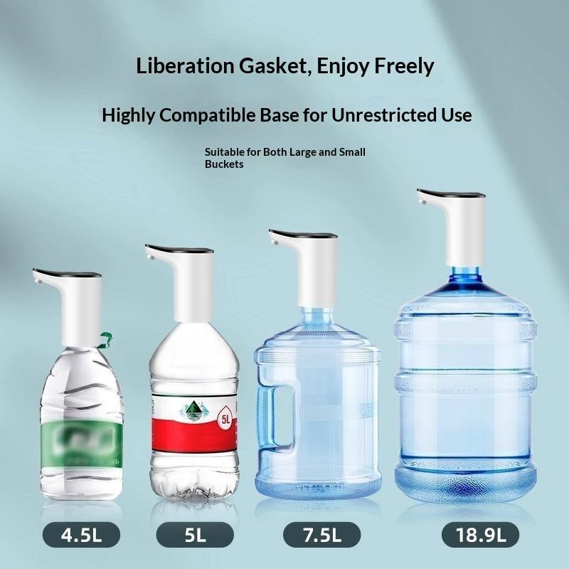 Portable High-Flow Electric Water Pump, 1.2L/Min Fast Transfer Siphon For Water Jugs, Usb-C Rechargeable For Outdoor/Travel
