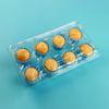 100pcs Disposable Portuguese Egg Tart Paaging Box Plastic Baking Cake Case  Kitchen Cooking Tools