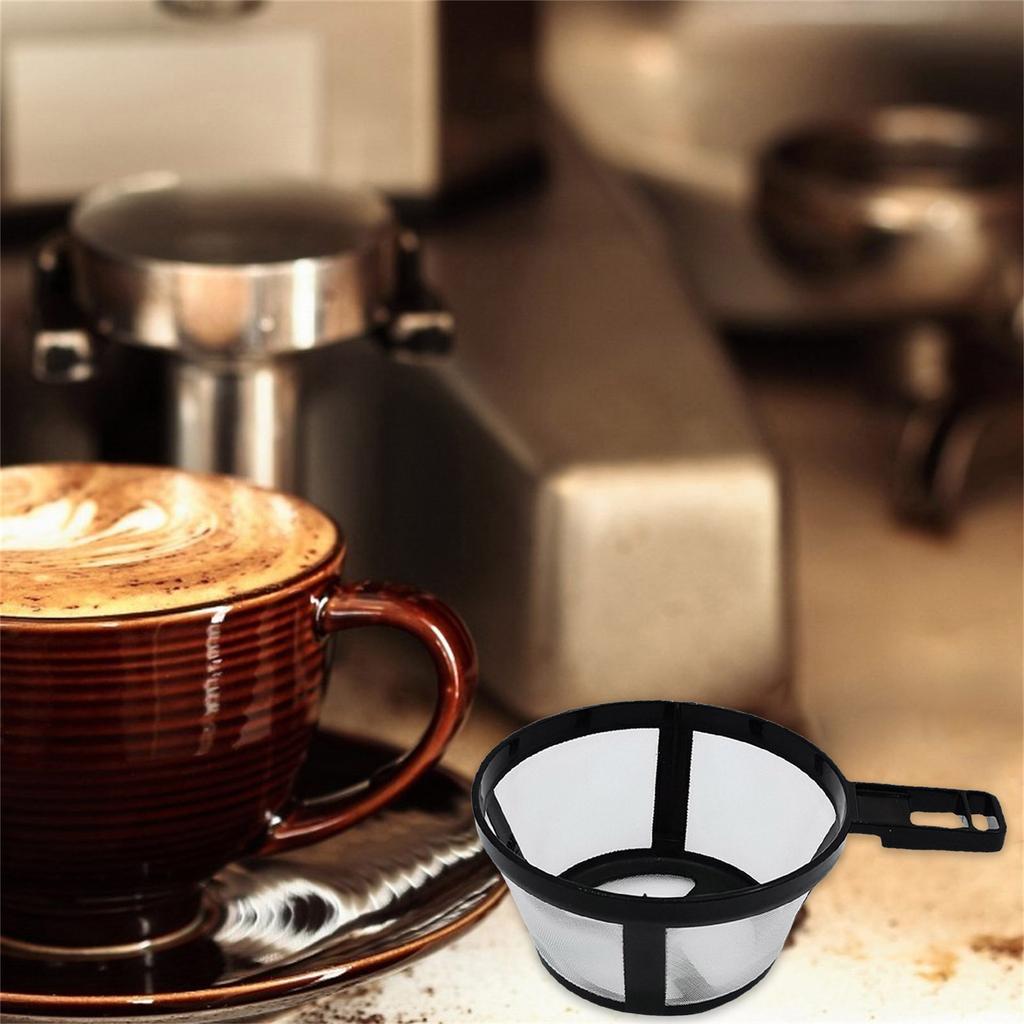 6Pcs Reusable Nylon Coffee Filters Permanent Basket for Coffee Makers and Brewers Ideal for Home or Cafe Use