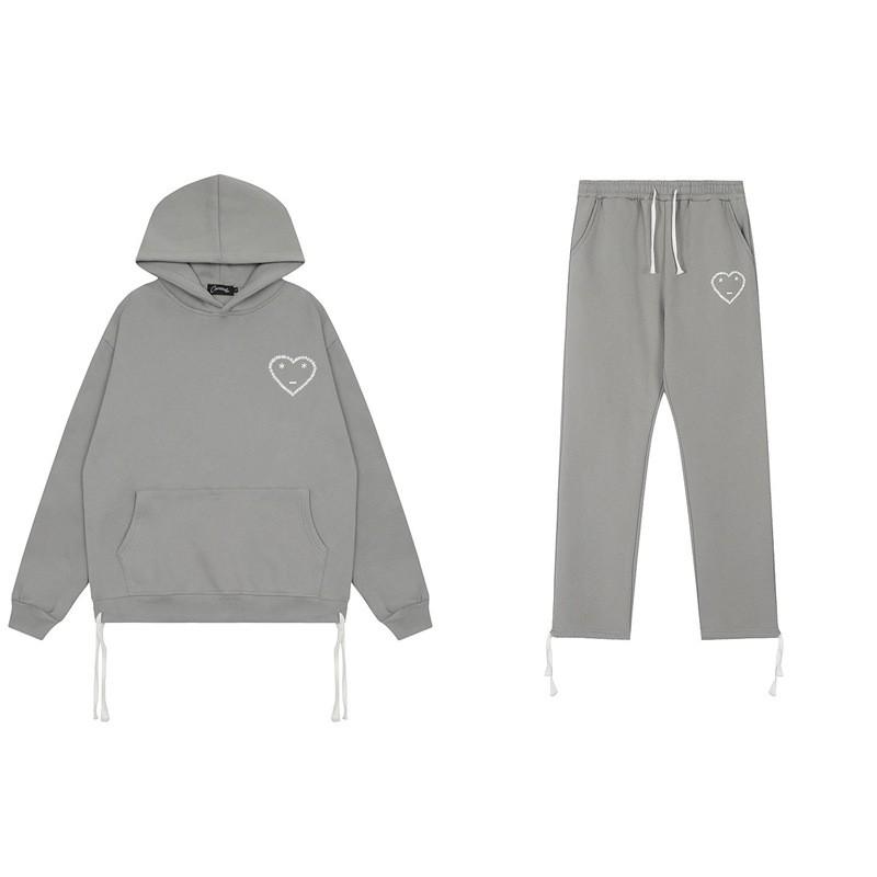 Mens Oversized Hoodie Jogger Set With