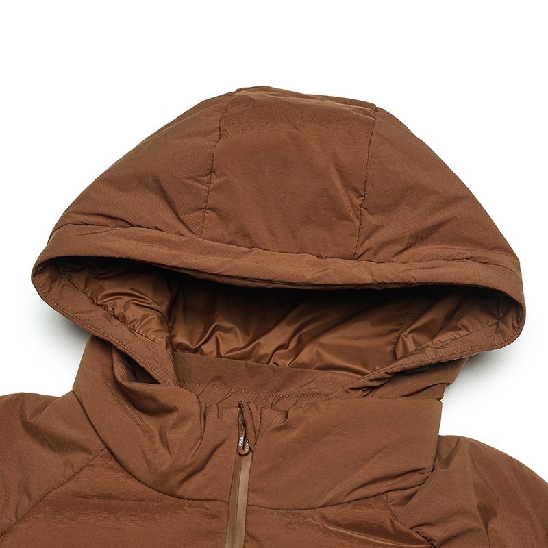 New FILA Fitness Puffer Jacket Women's Chestnut Brown A11W441904F-BN