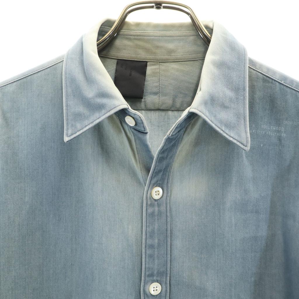N.HOOLYWOOD made in Japan Long sleeve Chambray shirt 38 Navy system Men's Used