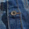 Gilet di Jeans Trendy da Uomo Slim-fit, Gilet di Jeans da Motociclista Taglia Larga, Gilet con Toppe, Gilet Strappato