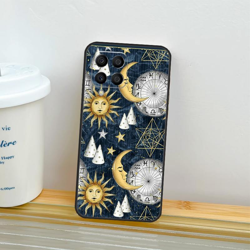 Sun Moon Aesthetic Case For Samsung Galaxy M53 M13 M06 M16 M31 M11 M35 M55 M15 M56 M36 M12 M32 M52 M14 M34 M54