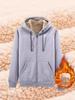 Men's Cross-Border Hoodie Jacket - Warm, Loose Casual Top for Autumn and Winter