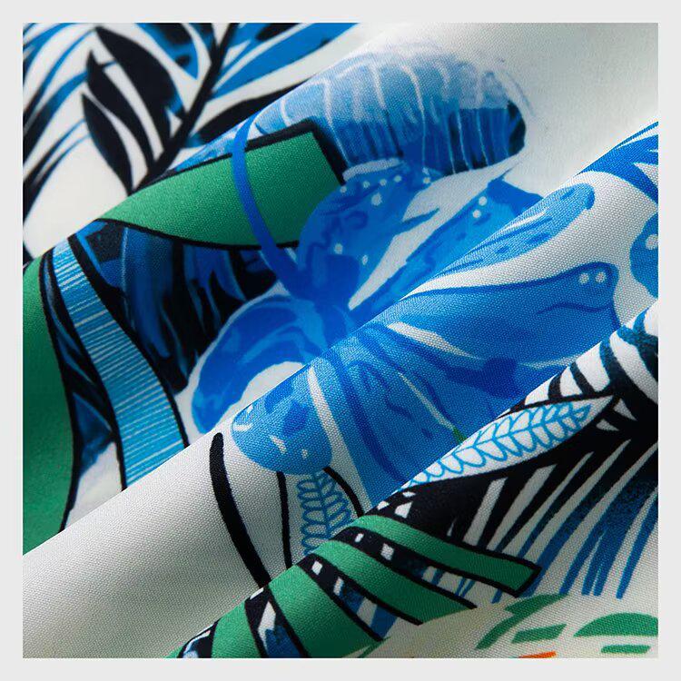 Men's Plus Size Summer Floral Shirt Set for Beach Vacation 2026