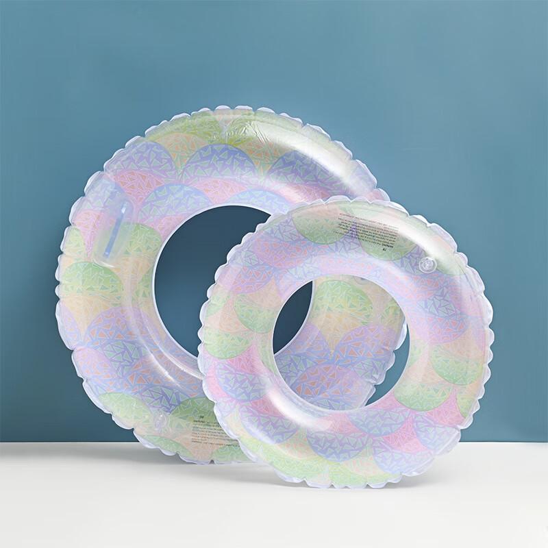 

SBART Thickened Striped Inflatable Kids Swimming Ring 90#