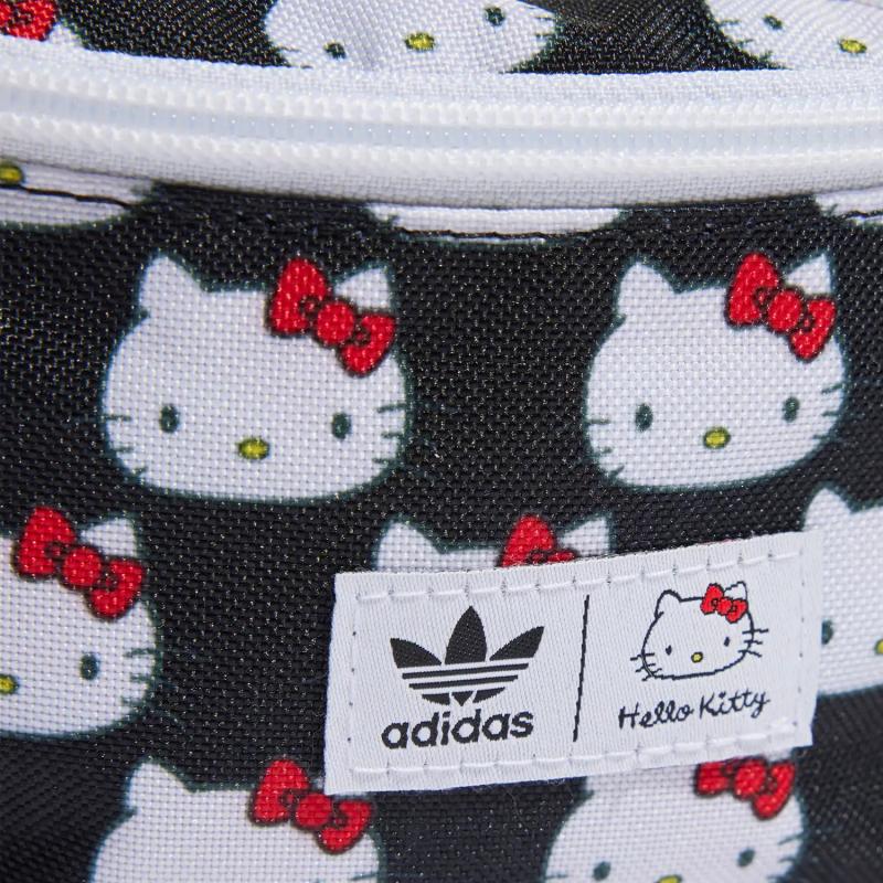 Adidas Originals Hello Kitty, Kolaboracja Poliester Recyklowany Sportowa Saszetka Nerka Regularna Męska Wielokolorowa Adidas HK7162