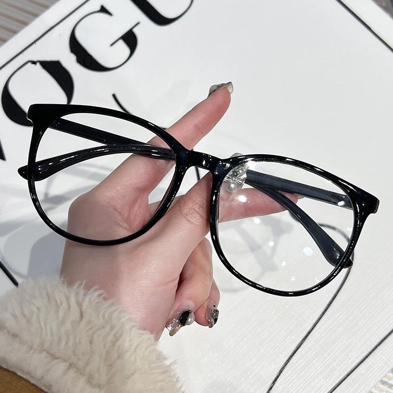 New Big Frame Anti Blue Light Glasses Myopia Prescription Eyewear 0 To -6.0 for Women Men