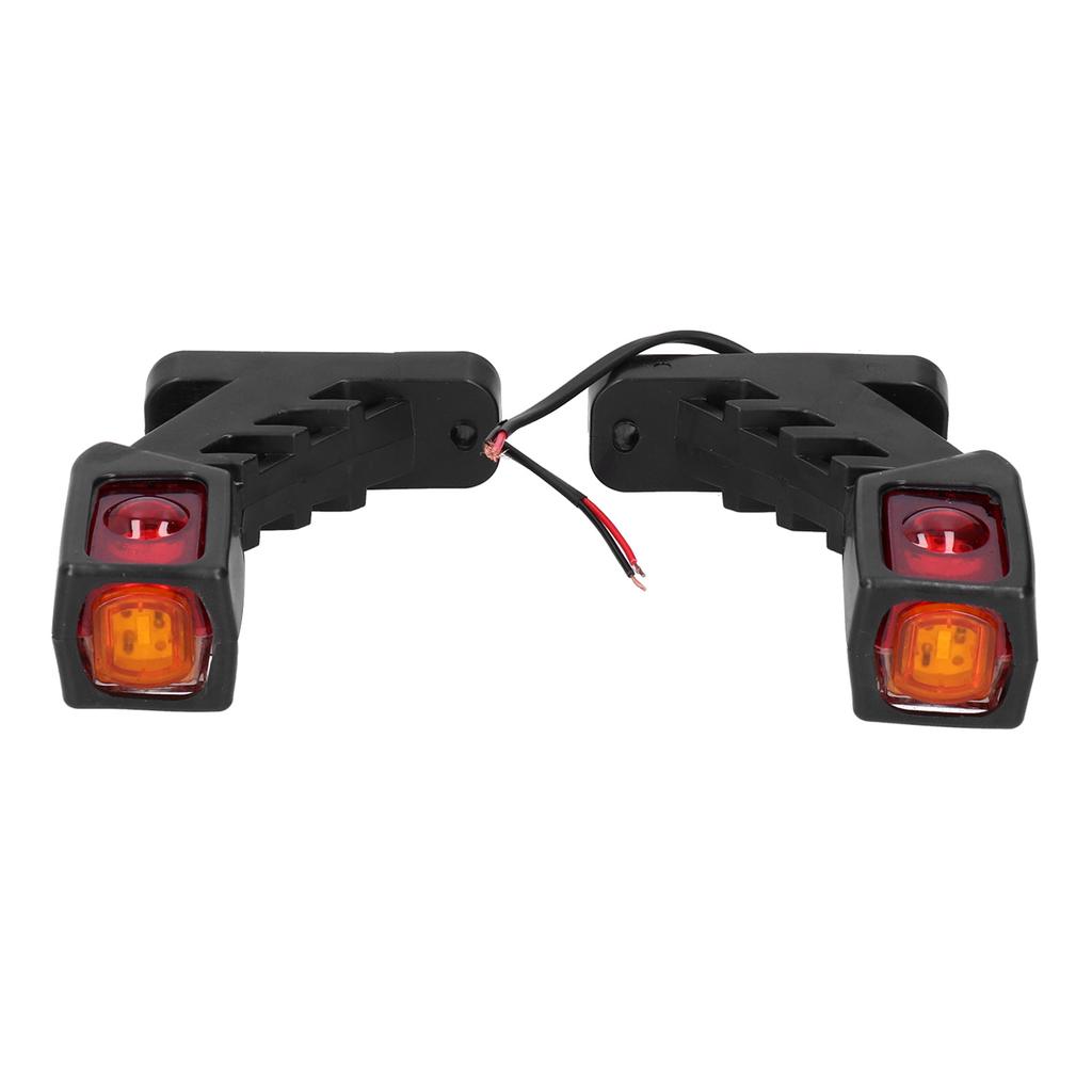Paar 1224V 9LED Seitenmarkierungsleuchte Gelb Weiß Rot Farben Externe Lampe für LKW Anhänger
