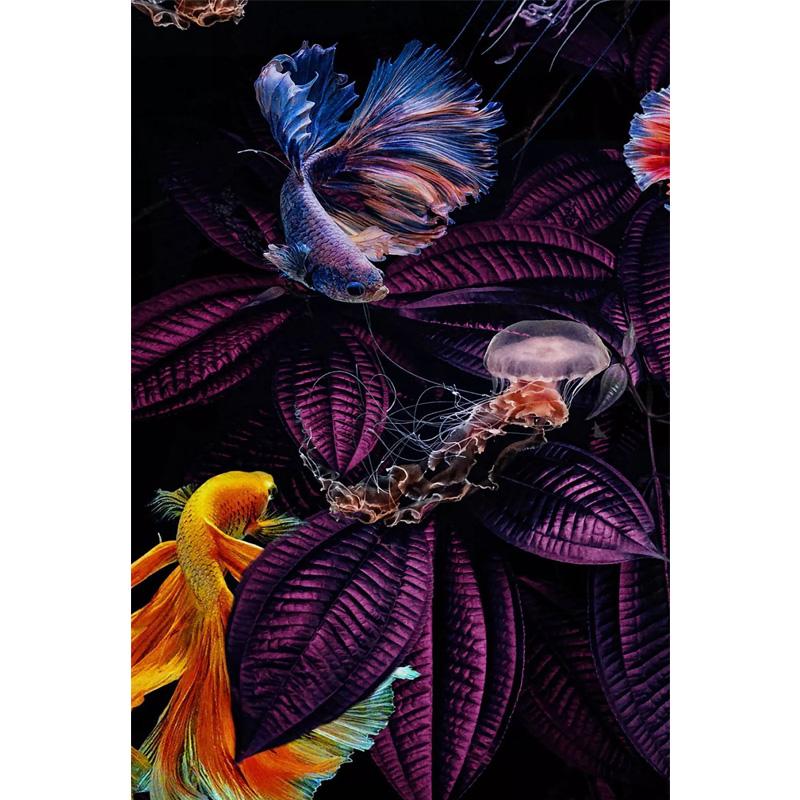 Full Round Drill 5D DIY Animals Tiger Diamond Painting Flower Fox Diamond Embroidery Cross Stitch Christmas Decoration