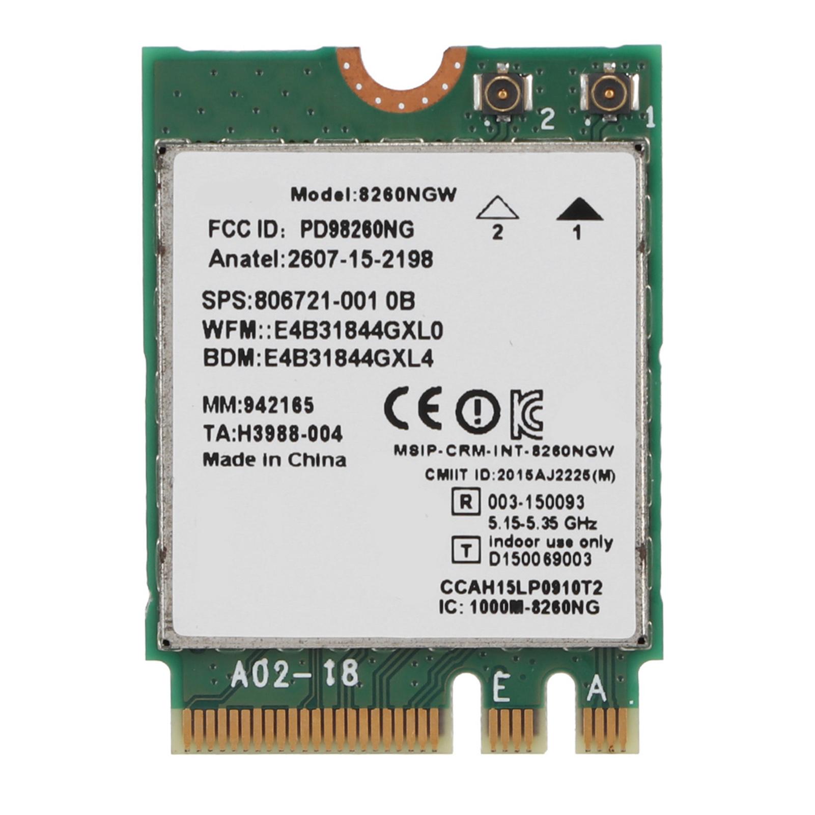 

Internet 8260NGW Wireless-AC Dual Band 867Mbps Wifi Network Card