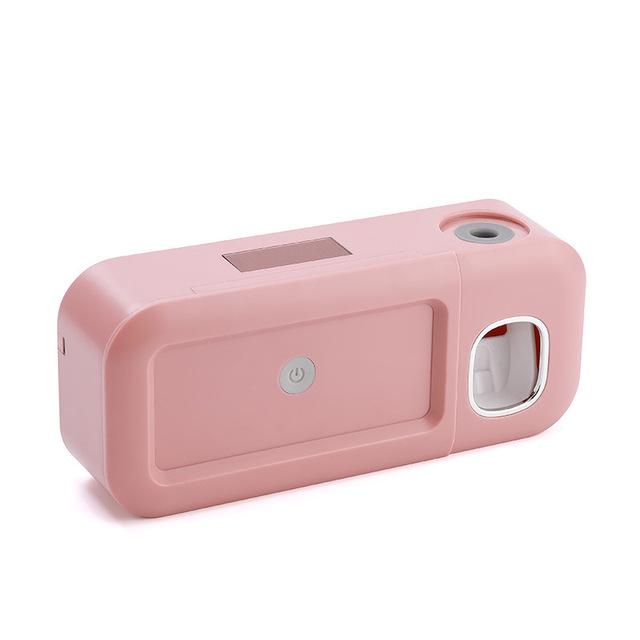 MENGNI Automatic Toothbrush Sterilizer Antibacteria Toothbrush Storage Holder Dustproof Toothpaste Squeezer Bathroom Accessories Fairie