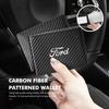 AAAMK1 Carbon Fiber Short Wallet Credit Card Holder Leisure Money Bag For Focus Mk2 Mk3 Mk4 Fiesta Ranger Mondeo S-MAX Kuga