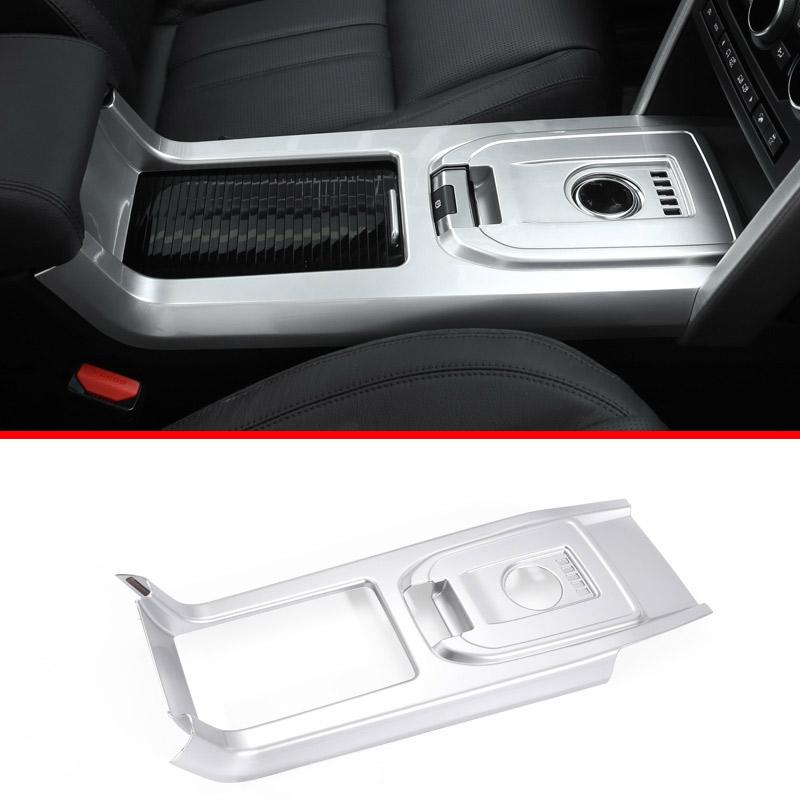 

For Land Rover Discovery Sport 2015-2020 ABS Chrome/Carbon Fiber Center Console Shift Panel Cover Trim Car Interior Accessories серебряный