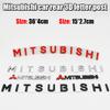 3D ABS Naklejka z emblematem na maskę samochodu Mitsubishi do ASX Lancer 10 9 Outlander Pajero Sport L200 Space Star Xpander Wodoodporny