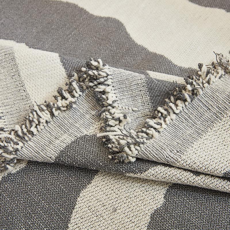 Sofabezug mit einfachem Linienmuster, wendbarer Chenille-Sofabezug, 3-Sitzer-Sofabezug für das Wohnzimmer, universell einsetzbar für alle Jahreszeiten