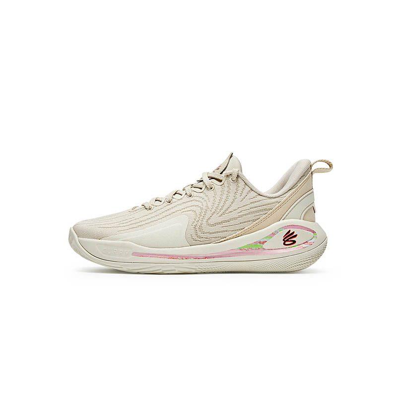 Under Armour Curry Flow 12 Pantofi de Baschet Copii Low top Bej Unisex 3028505-280