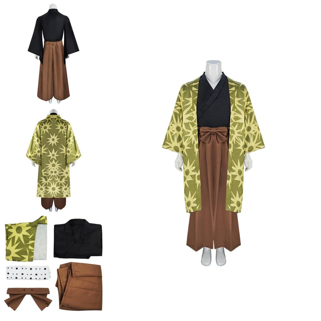 Demon Slayer Stahl Tetsuro Cosplay Kostüm mit Polyesterstoff für Anime Rollenspiel