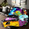 Video game G Geometry D Dash Blanket For Sofa Office Bed Plane Travel Sleep Read Relax Camping Soft And Warm