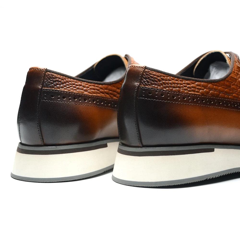 Herren Echtleder Formelle Schuhe Hohe Qualität Casual Oxford Sneaker Business Schuhe Schwarz Braun Schnürschuhe Bequemer Herrenschuh