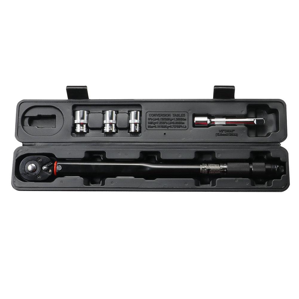 For Professional Mechanics 1 2 Drive Wrench Torque Adjustment Mechanical Tools 20-230N.m Torque Range Reversible Ratchet Head