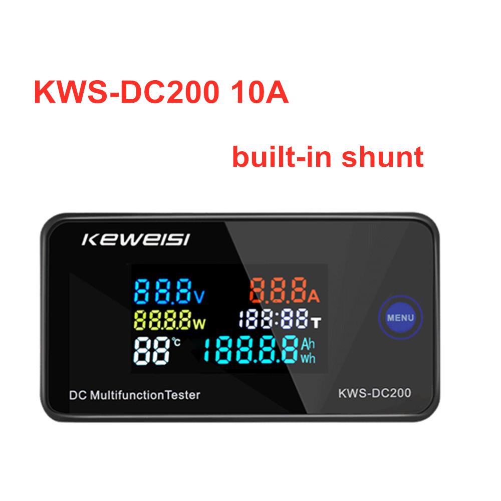 

KWS DC 0-200V 0-100A Power Energy Meter Digital Voltmeter Ammeter AC Wattmeter Electricity meter with Reset Function