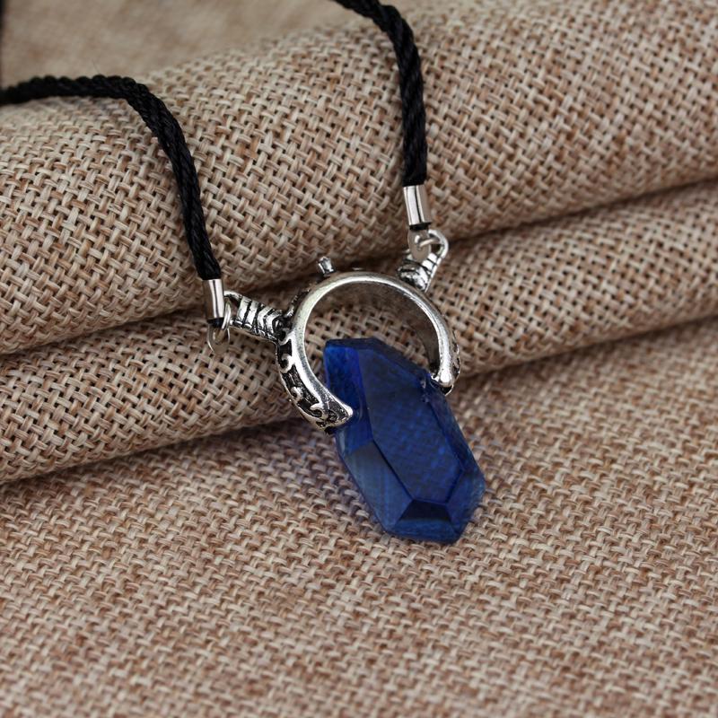 Pendant Necklace Devil Hunter Dante Perfect Amulet Red Crystal Necklaces for Women Men Choker Jewelry