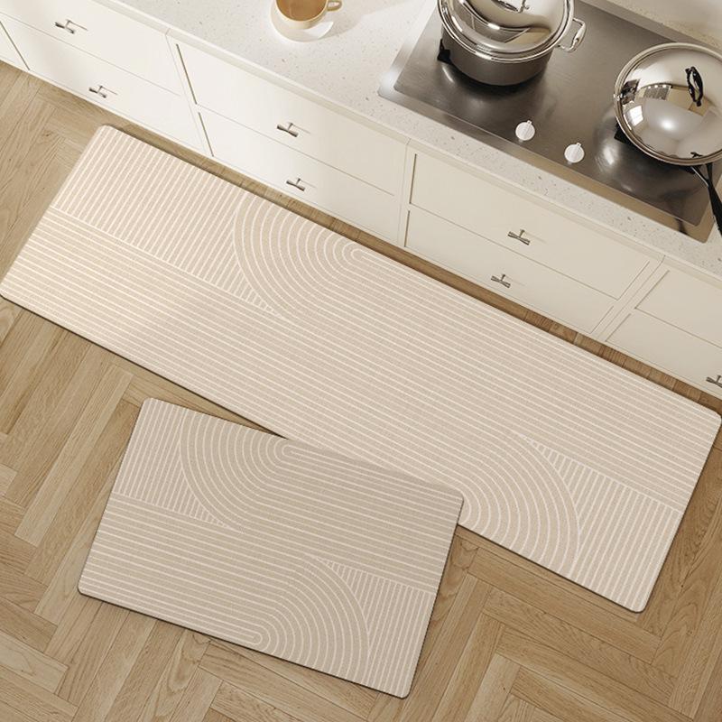 Tappetino da Pavimento Antiscivolo Moderno Minimalista ad Asciugatura Rapida in Fango Diatomaceo per Cucina e Ingresso