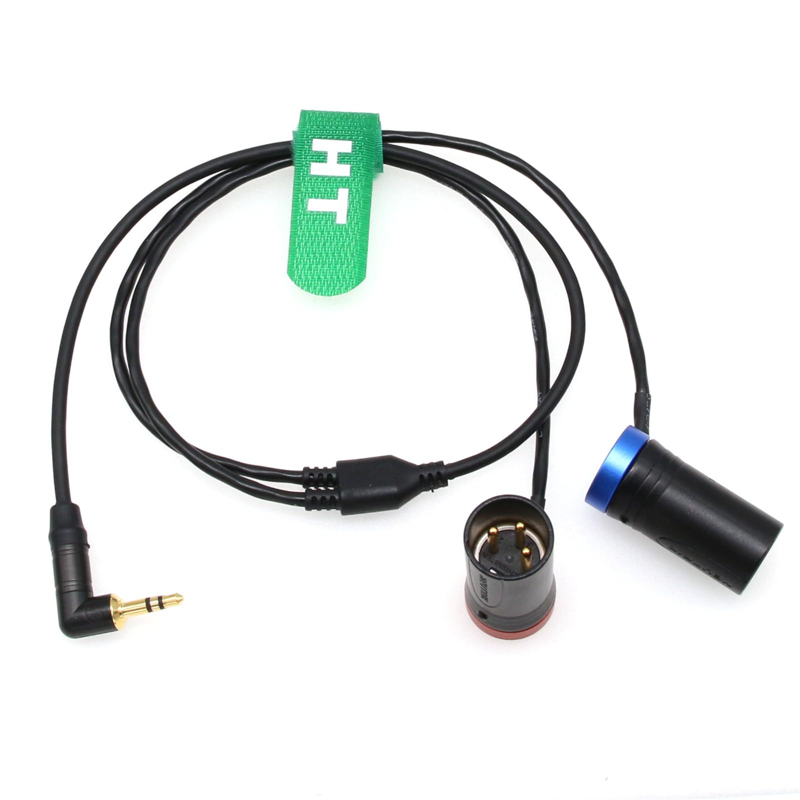 

HangTon Audio Cable Rode Wireless GO II Microphone Sony FX9 Camera Sound Mixer Recorder to Dual XLR 3 Pin 2 Channel Low Profile 50cm - 3.5mm 1/8