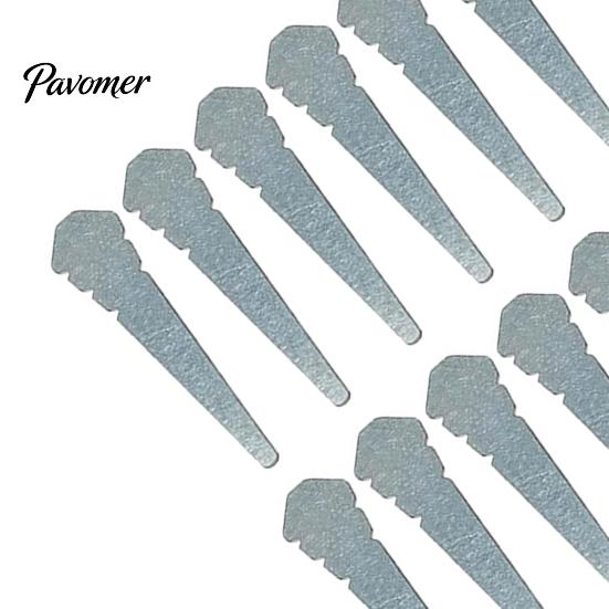 Bricklaying Leveling Tools 12/24Pcs Heavy Duty Masonry Line Pins, Bricklayer for Wall Construction Aid Precise Brick Laying, Block Alignment