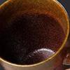Keramik-Kaffeetasse Rustikaler Effekt mit Holzgriff,