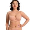 [] European and American Large-size Underwear Women's Big Breasts Show Small Anti-sagging, Light and Breathable Large Cups