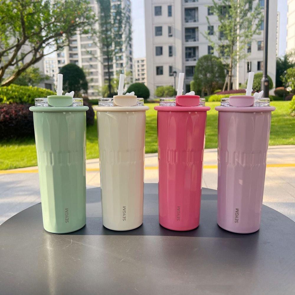 304 Stainless Steel Hot Cold Water Bottle 500ml Insulated Cup Student Bottle  For School Office