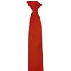 Mens Womens Solid Color Clip On Neck Tie for Uniform Pre Tied Adjustable Necktie for Business Meetings and Formal Event