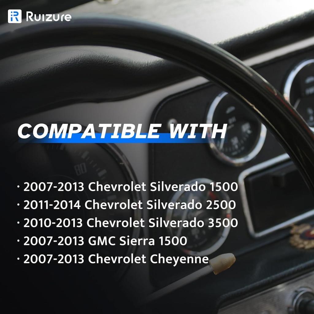 Rear ABS Wheel Speed Sensor Left Right Fit For 07-13 Chevy Silverado 1500 2500 3500 Cheyenne, GMC Sierra 2007 2008 2009 2010 2011 2012 2013, Driver